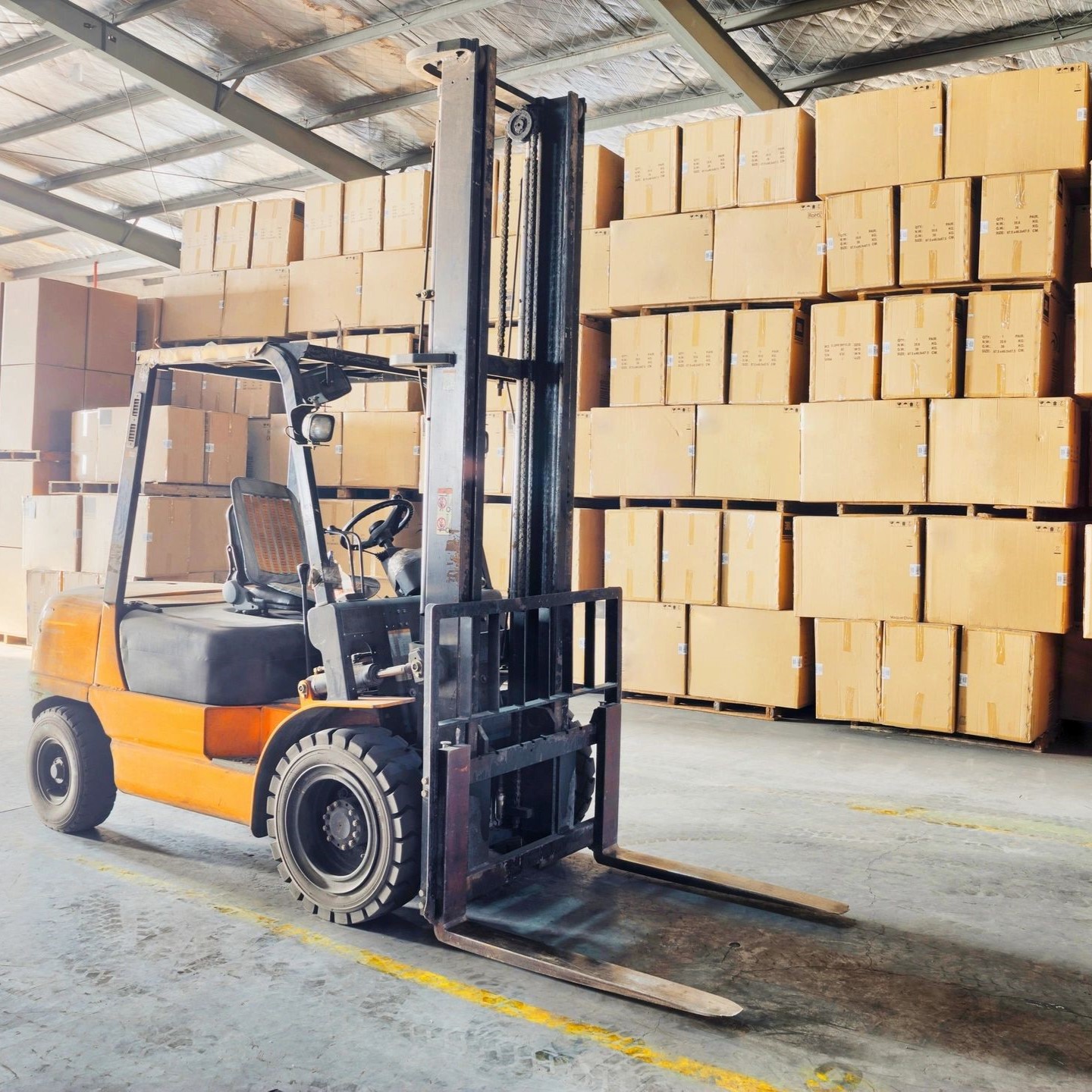 forklift warehouse